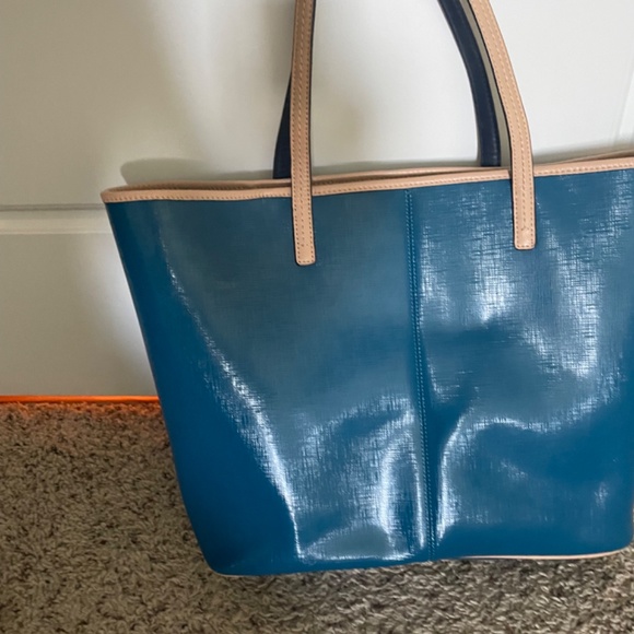 Coach Blue Tote Bag - Picture 4 of 6